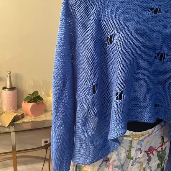 Grizas 100% linen long sleeve sweater - Picture 3 of 8